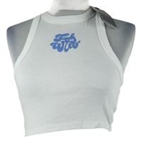 Nové - Dámský bílý crop top s nápisem Jack Wills 