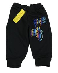 Nové- Černé tepláky s ovladači Shein