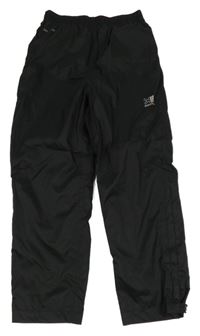 Černé šusťákové podšité funkční kalhoty Karrimor