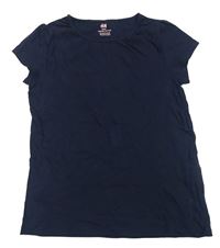 Tmavomodré tričko H&M