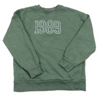 Khaki mikina s číslem Matalan