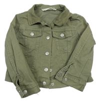 Khaki riflová bunda H&M