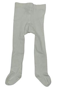 Bílé punčocháče H&M