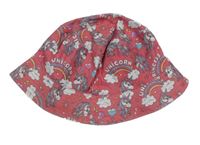 Růžový klobouk s jednorožci Pep&Co