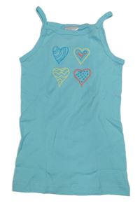 Světlemodrá košilka se srdíčky Alive