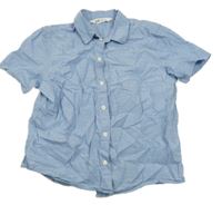 Světlemodrá melírovaná košile H&M