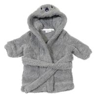 Šedý chlupatý župan s kapucí - koala Impidimpi