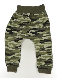 Khaki army baggy tepláky 
