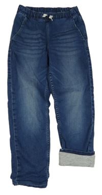 Tmavomodré podšité jogger rifle H&M