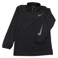 Černé sportovní triko Nike
