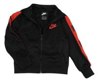 Černá propínací sportovní mikina s logem Nike