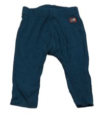 Petrolejové žebrované tepláky Nutmeg 