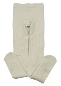 Smetanové punčocháče se vzorem Calzedonia