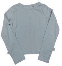 Světlemodré crop triko H&M