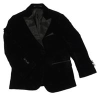 Černé sametové sako Romano