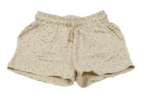 Světlerůžové puntíkované teplákové kraťasy H&M