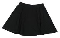 Černá kolová sukně H&M