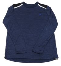 Nové - tmavomodro-černé melírované sportovní triko se znakem St. Bernard