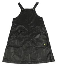 Černé koženkové šaty ORIGINAL MARINES