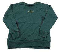 Smaragdová mikina s čísly George