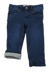 Tmavomodré teplákové podšité rifle POCOPIANO