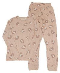 Světlerůžové vzorované pyžamo George