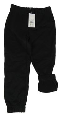 Nové - černé teplé tepláky little kids