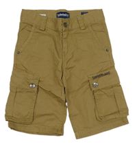 Pískové cargo plátěné kraťasy s logem Timberland