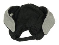 Antracitová čepice s oušky H&M