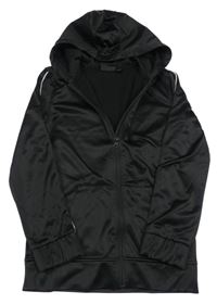 Černá sportovní propínací mikina s kapucí Ergeenomixx