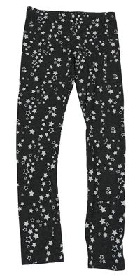 Tmavošedé melírované legíny s hvězdami Page One Young