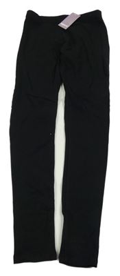 Nové - Černé teplé legíny Pepperts