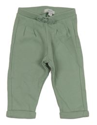 Zelenošedé tepláky s mašlí