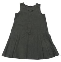 Antracitové melírované šaty George