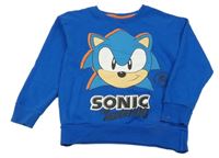Modrá mikina se Sonicem