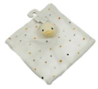 Nové - Bílý puntíkatý chlupatý usínáček s kachnou Primark