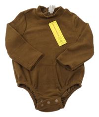 Nové - Hnědé fleecové body Shein