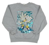 Světlemodrá mikina se Silver - Sonic H&M
