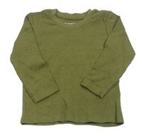 Khaki žebrované triko Primark