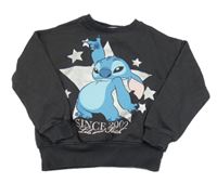 Tmavošedá mikina se Stitchem Disney