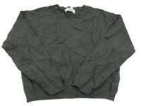 Tmavošedý lehký svetr H&M