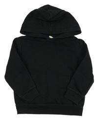 Černá mikina s kapucí H&M