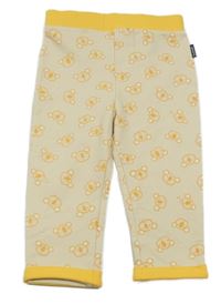 Smetanovo-žluté lehké tepláky s medvědy jakoo