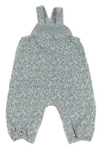 Světlemodré květované laclové manšestráky Tu