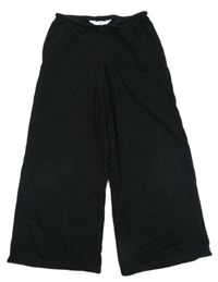 Černé široké tepláky H&M