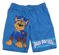 Modré plážové kraťasy s Tlapkovou patrolou C&A