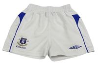 Bílo-tmavomodré sportovní kraťasy Umbro