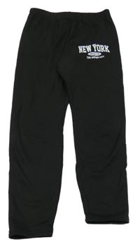 Černé zateplené legíny s nápisem Shein