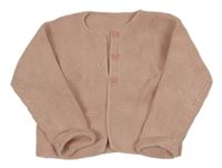 Růžový propínací svetr M&S