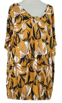 Dámská medová vzorovaná halenka George 